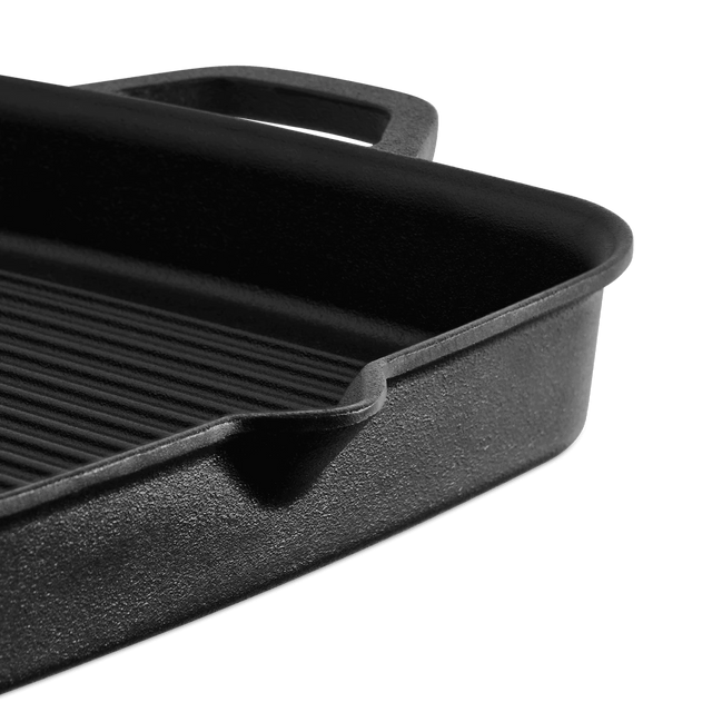 944207_ 944208 Detail Ausguss Grillpfanne Gusseisen 944207_ 944208 Detail Ausguss Grillpfanne Gusseisen