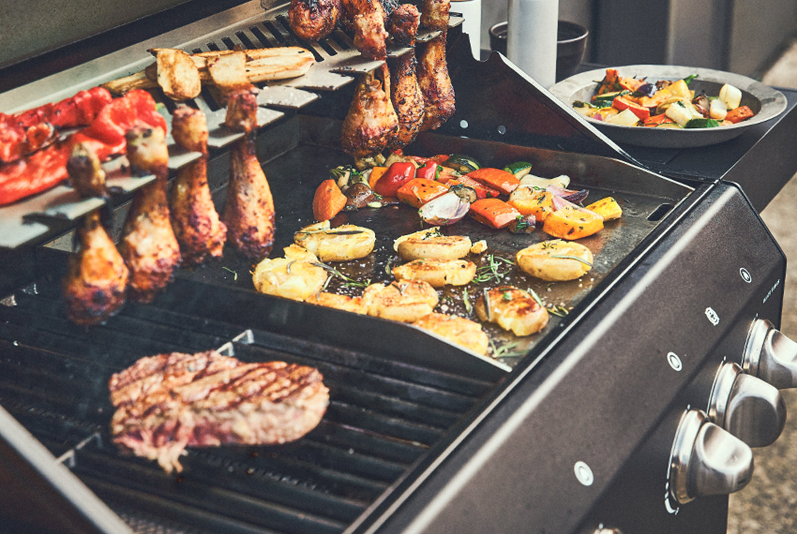 Plancha Grillplatte für Gasgrill EARL Plancha Grillplatte für Gasgrill EARL