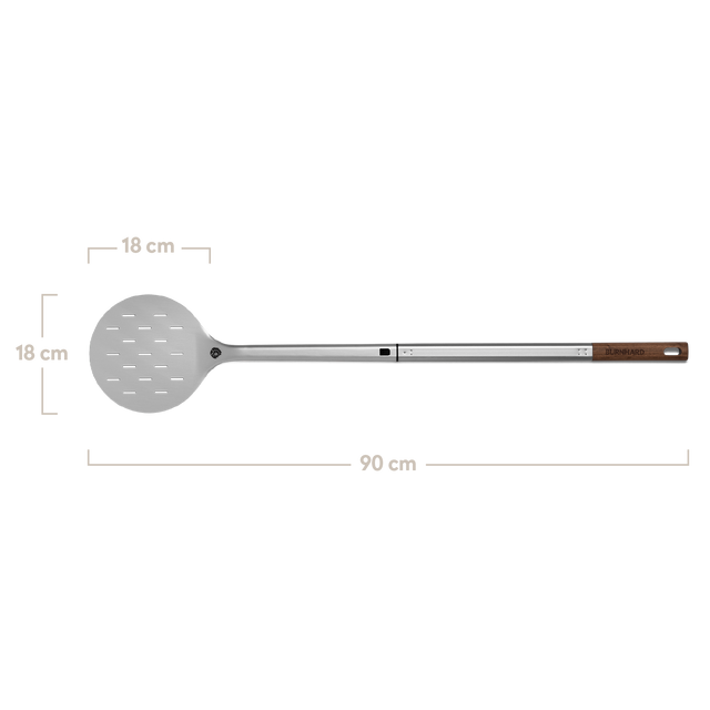 Pizzawender Schaufel 18 x 18 cm und Gesamtlänge 90 cm Pizzawender Schaufel 18 x 18 cm und Gesamtlänge 90 cm