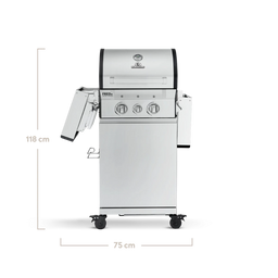 Image 35783066517819 945506_ 945965 FRED Junior 2-Brenner Gasgrill Deluxe frontal