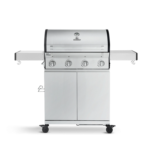Gusseisen Big FRED Basic 4-Brenner Gasgrill frontal