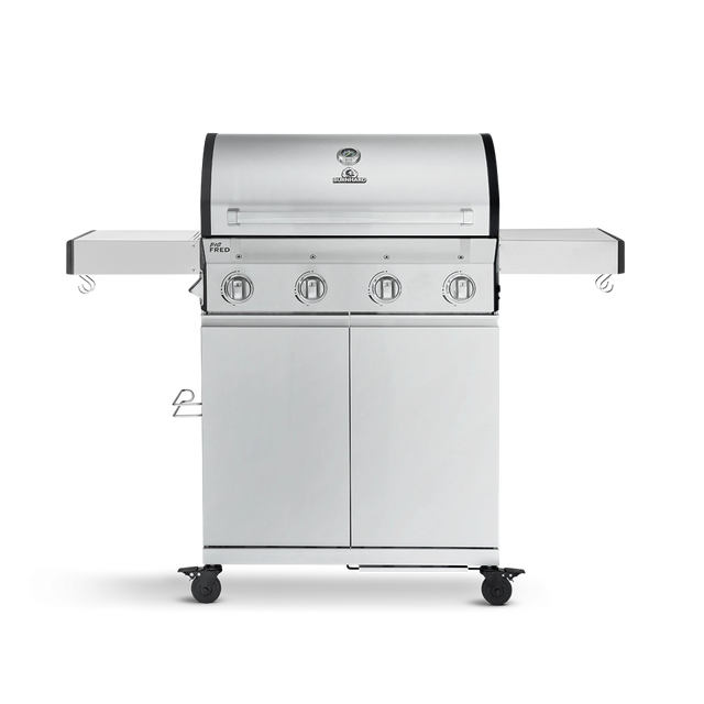 Big FRED Basic 4-Brenner Gasgrill frontal Big FRED Basic 4-Brenner Gasgrill frontal