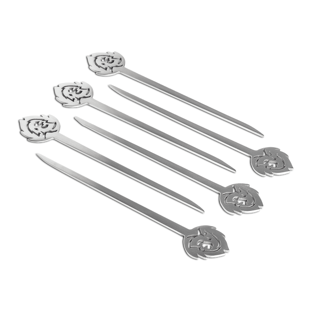 Burgerspieße aus Edelstahl 6er-Set Burgerspieße aus Edelstahl 6er-Set