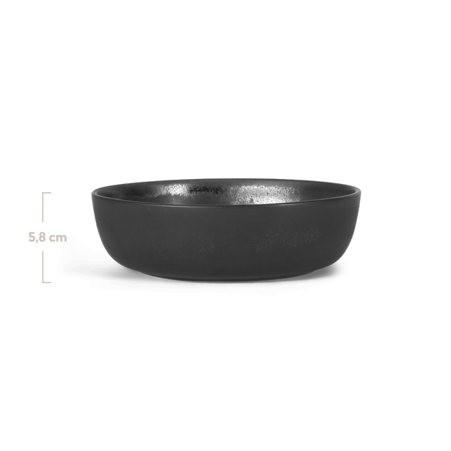 Tiefer Teller frontal 5,8 cm hoch Tiefer Teller frontal 5,8 cm hoch