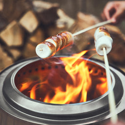Image 62721124237685 946303_946304 Marshmallows werden über dem Feuer geröstet
