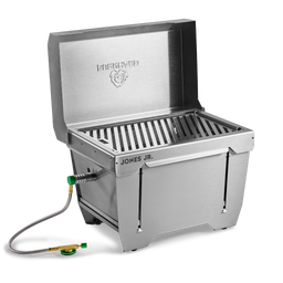 Image 64039426851189 Burnhard JONES Jr. 1-Brenner Klappgrill aufgeklappt Freisteller