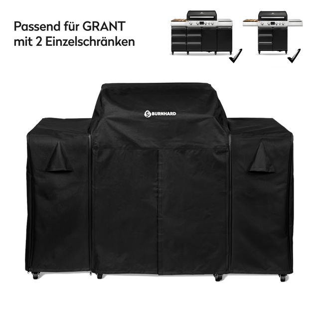 946786 Schwarze Abdeckhaube aus Polyester mit PVC-Beschichtung passend für GRANT mit 2 Einzelschränken 946786 Schwarze Abdeckhaube aus Polyester mit PVC-Beschichtung passend für GRANT mit 2 Einzelschränken