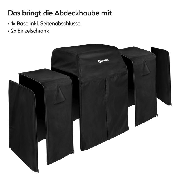 946786 Schwarze Abdeckhaube für GRANT, Das bringt die Abdeckhaube mit
1x Basis inkl. Seitenabschlüsse
2x Einzelschrank 946786 Schwarze Abdeckhaube für GRANT, Das bringt die Abdeckhaube mit
1x Basis inkl. Seitenabschlüsse
2x Einzelschrank
