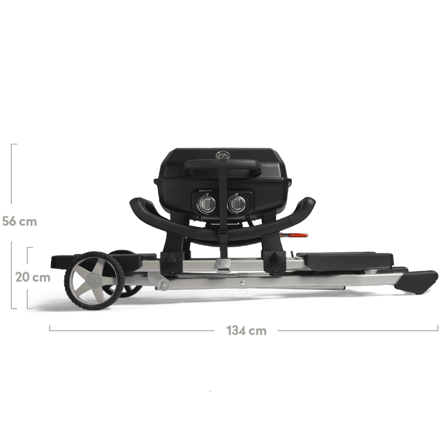 WAYNE Balkongrill 2-Brenner inkl. Rollwagen WAYNE Balkongrill 2-Brenner inkl. Rollwagen