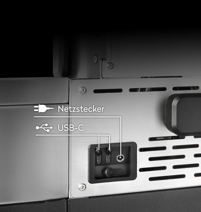 Detail USB-Hub für Netzstecker und USB-C