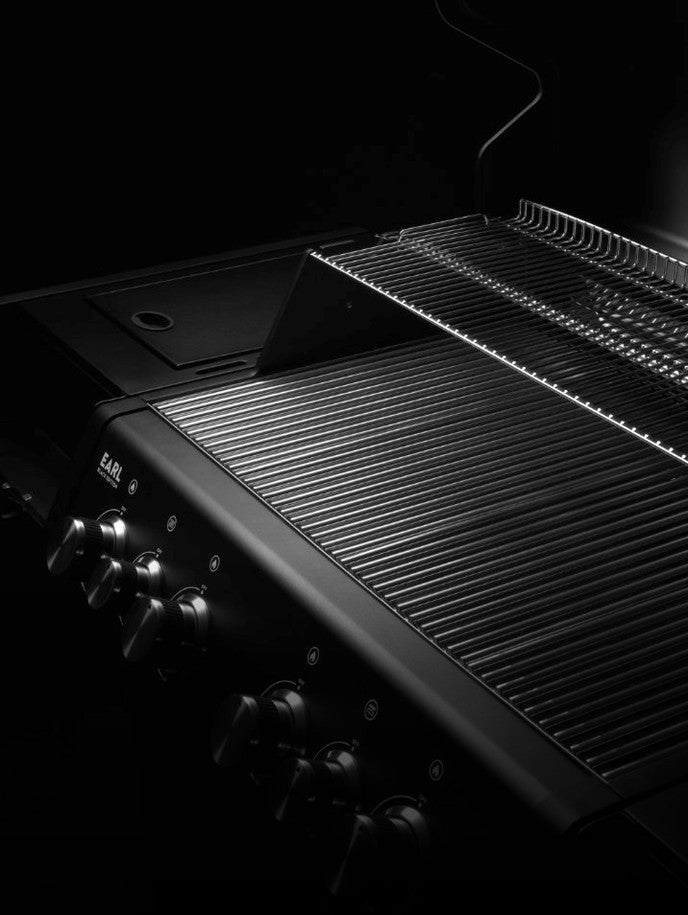 Big EARL Premium-Gasgrill mit Edelstahl Grillrosten