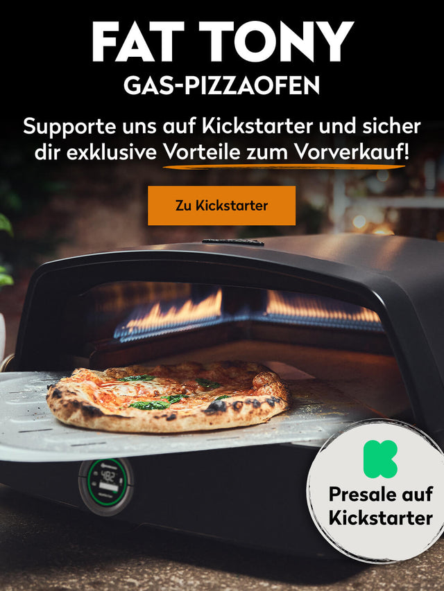 Fat TONY Gas-Pizzaofen – Supporte uns auf Kickstarter und sicher dir exklusive Vorteile zum Vorverkauf!