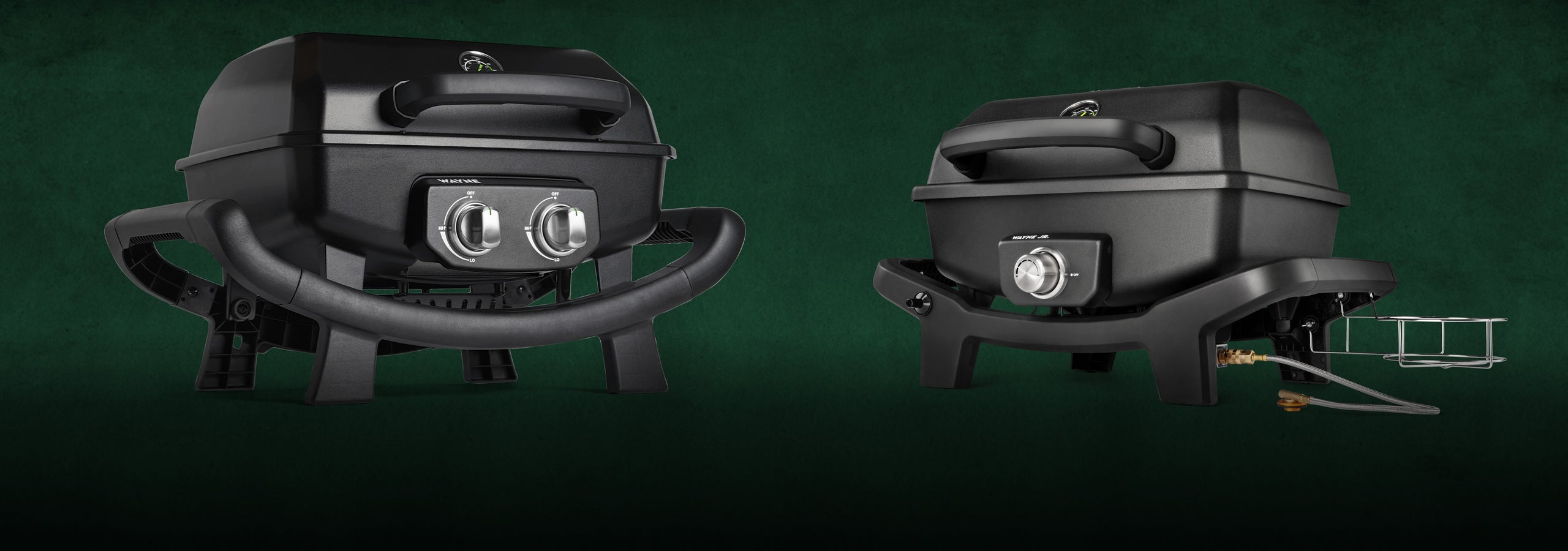 WAYNE Gasgrills in zwei Größen gegenüber