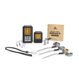 Grillthermometer Paketumfang mit Sonden und Starter Guide