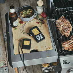Grillthermometer mit 4 Sonden