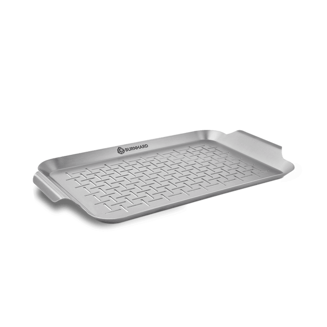 943624 Grillschale Edelstahl seitlich