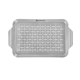 943624 Draufsicht Grillschale Edelstahl