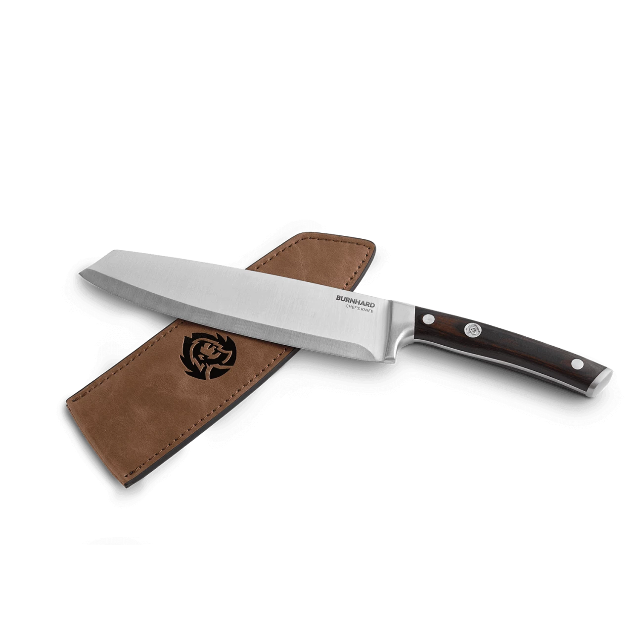 Küchenmesser RAGNAR mit Leder-Messerscheide