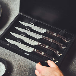 Grillschürze Leder & RAGNAR Messerset 7-tlg.