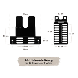 943699_943700 Universalhalterung Drehspieß für FRED Serie 946701_946702_946703_946704_946705_946706