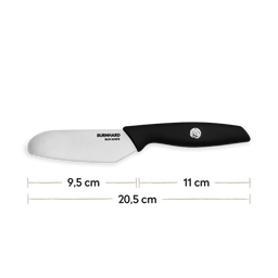 Brötchenmesser Burger Bun Knife mit 9,5 cm und 11 cm 
