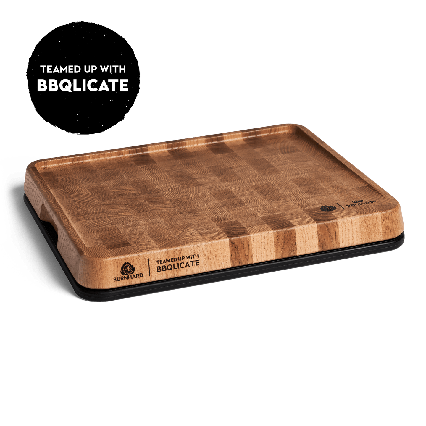 2-in-1 Schneidebrett Eiche mit Kunststoff Produkt-Kooperation mit Blogger BBQlicate