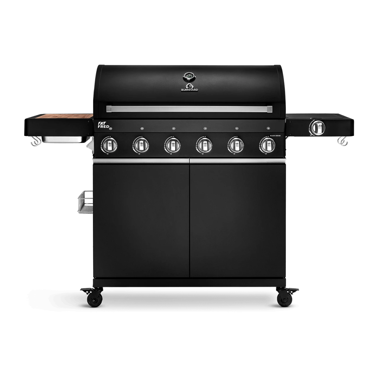 Fat FRED Gasgrill 6-Brenner Deluxe Black Edition frontal