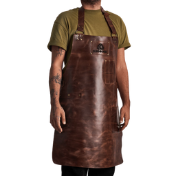 Grillschürze Leder