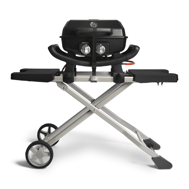WAYNE Balkongrill 2-Brenner inkl. Rollwagen