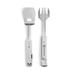 Grillbesteck Multitool 4-in-1 Wender und Gabel Draufsicht