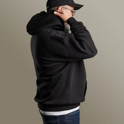 BURNHARD Hoodie Schwarz seitlich