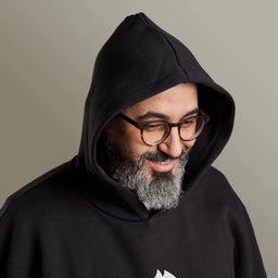 BURNHARD Hoodie mit aufgesetzter Kapuze