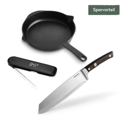 Steak Lover-Set mit Bratpfanne 3-tlg.