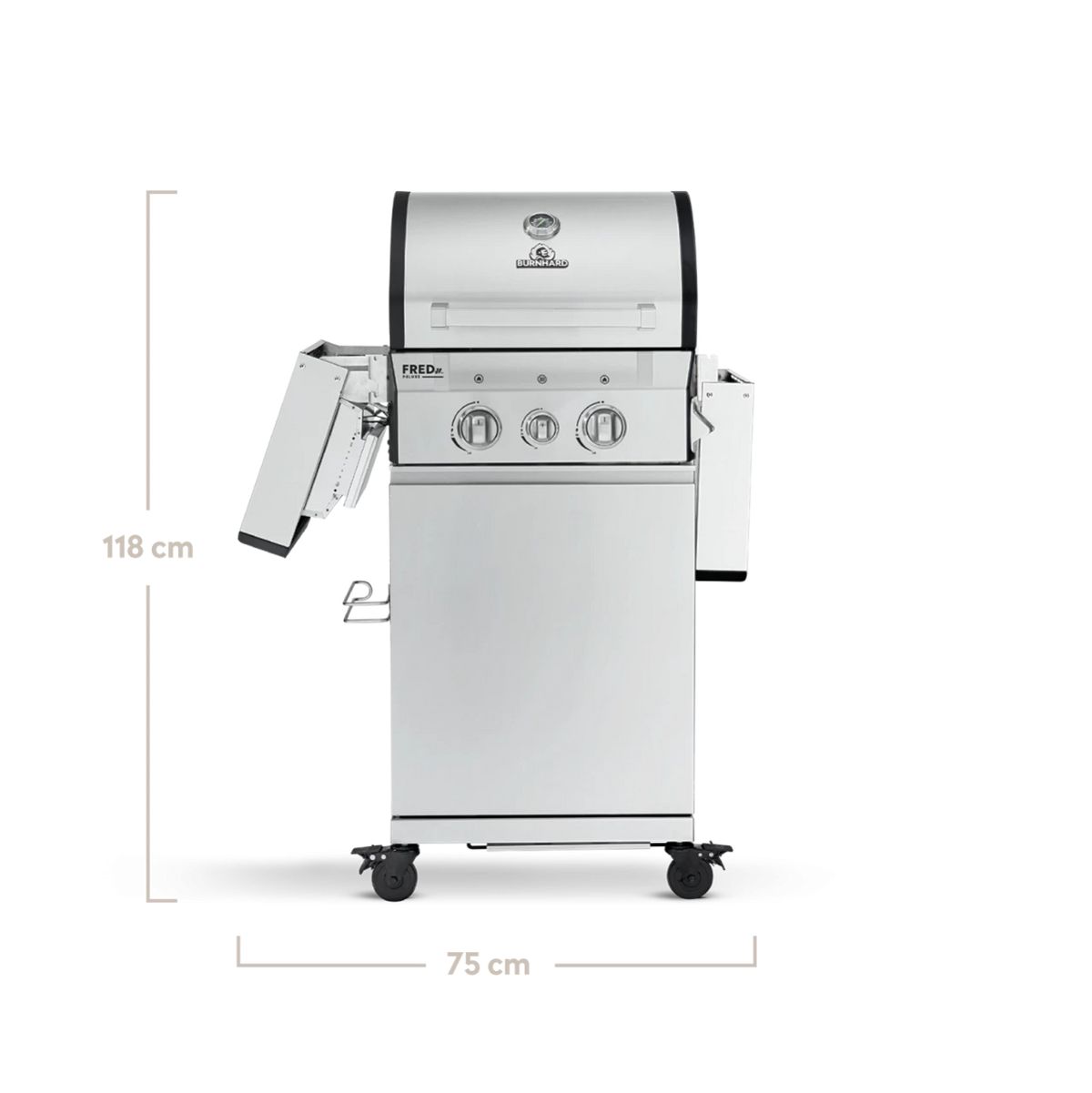 945506_ 945965 FRED Junior 2-Brenner Gasgrill Deluxe frontal