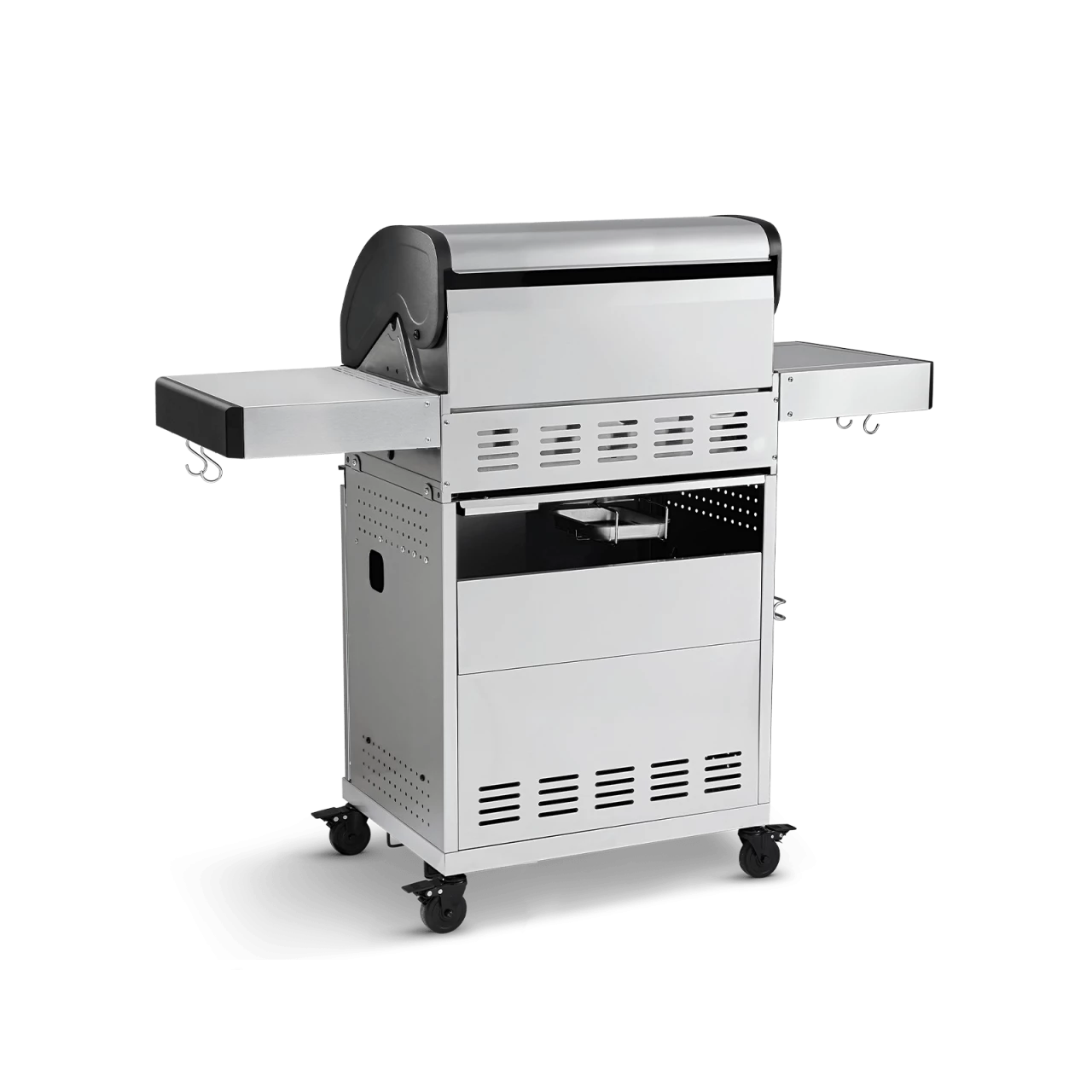 FRED Gasgrill 3-Brenner Basic von hinten