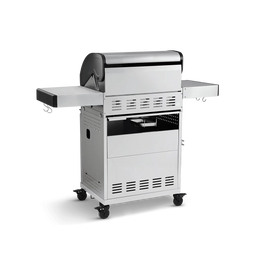 FRED Gasgrill 3-Brenner Basic von hinten