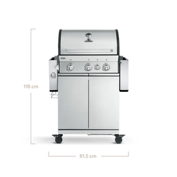946038_ 946042_FRED Deluxe mit abgeklappten Seitentischen 118 cm hoch 81,5 cm breit + 946472