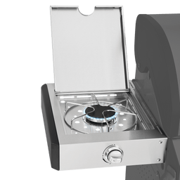 Seitentisch mit Kocher Deluxe Edelstahl FRED Series