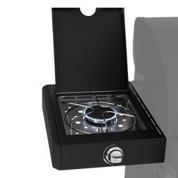 Seitentisch mit Kocher Deluxe Black FRED Series