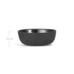 Frontal Schale mit 5,7 cm Höhe