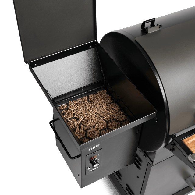 FLINT Pelletsmoker mit Hartholz-Pellets Set 2-tlg.