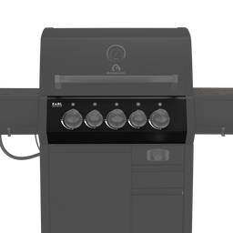 Frontblende Black EARL 3-Brenner Serie
