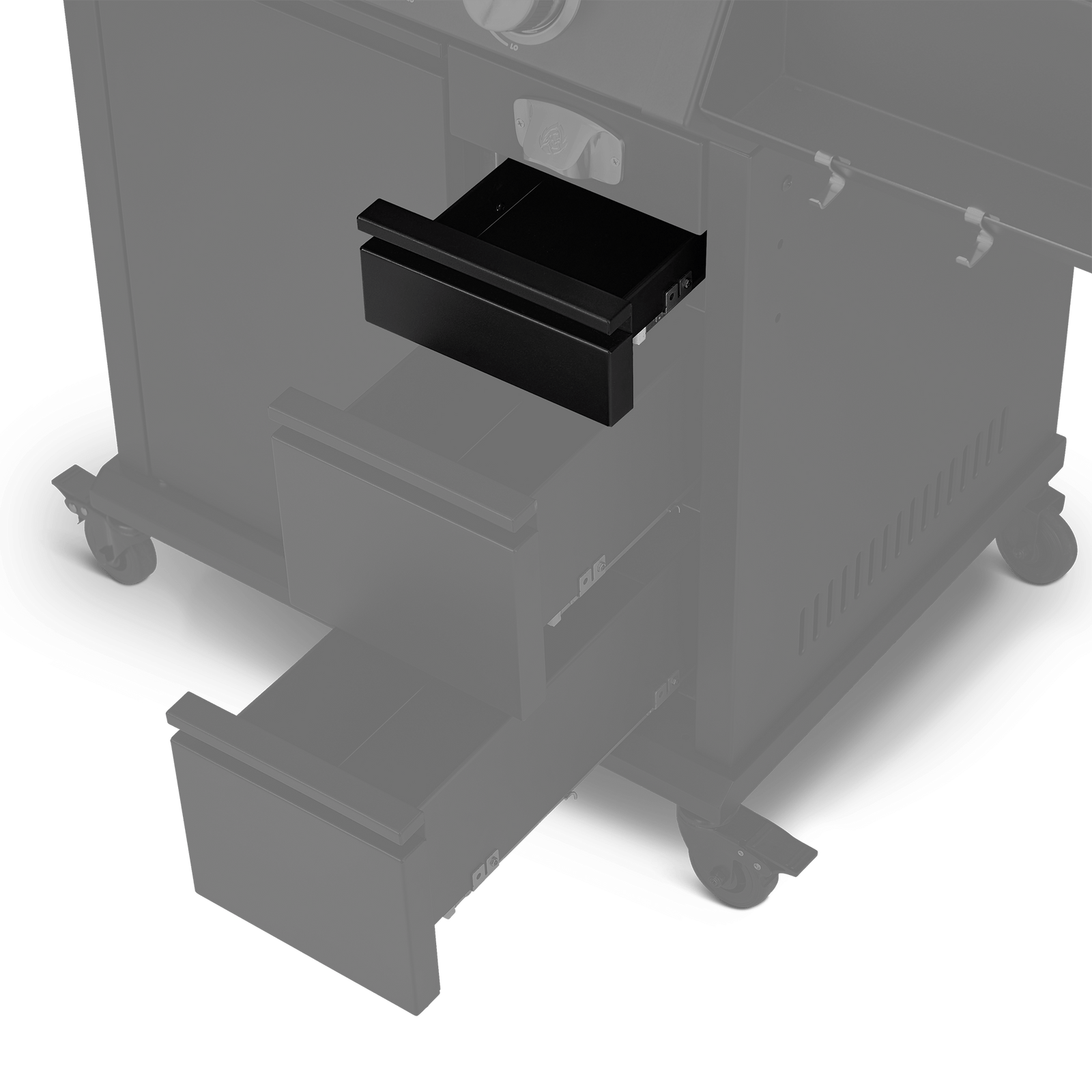 Schublade klein Black EARL 3-Brenner Series