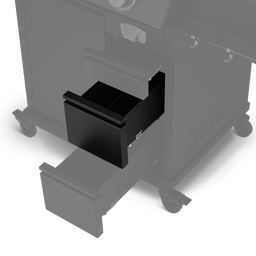 Schublade groß Black EARL 3-Brenner Series