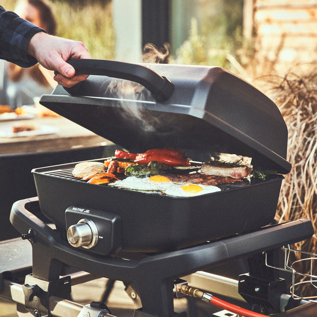 WAYNE Jr. Balkongrill 1-Brenner inkl. Gasflaschen Adapter
