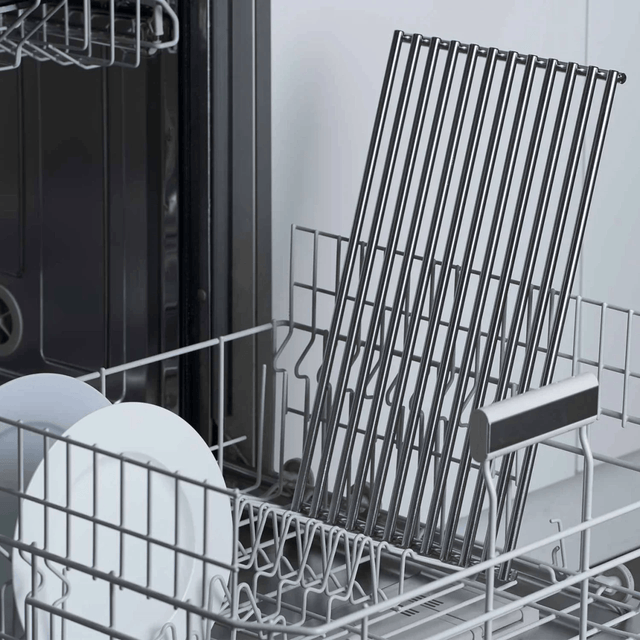 946764_946766_946762_946768 Edelstahl-Grillrost stehend im Geschirrspüler zur einfachen Reinigung