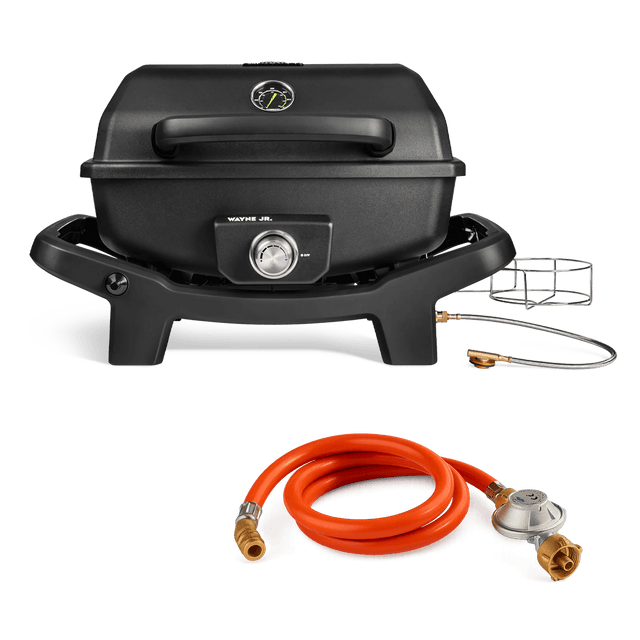 WAYNE Jr. Balkongrill 1-Brenner inkl. Gasflaschen Adapter