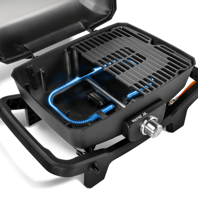 WAYNE Jr. Balkongrill 1-Brenner inkl. Gasflaschen Adapter