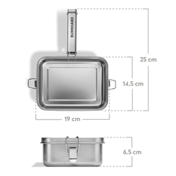 946416 Kochgeschirr mit Bemaßung als Draufsicht vor weißem Hintergrund