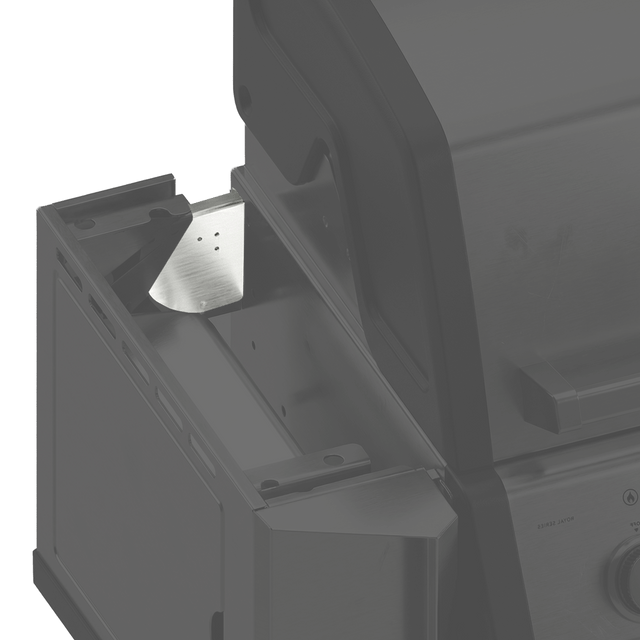 Halterung Seitentisch links Edelstahl EARL Series